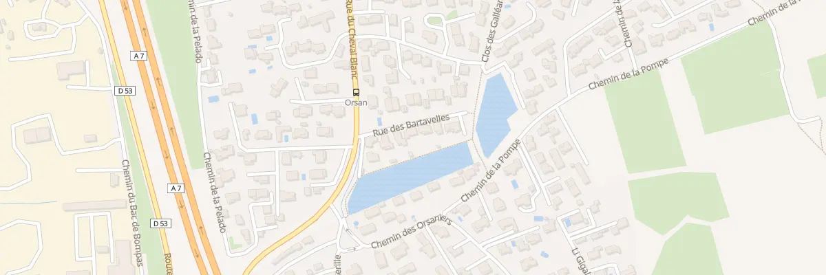 Plan du 106 Rue des Bartavelles à Vedène