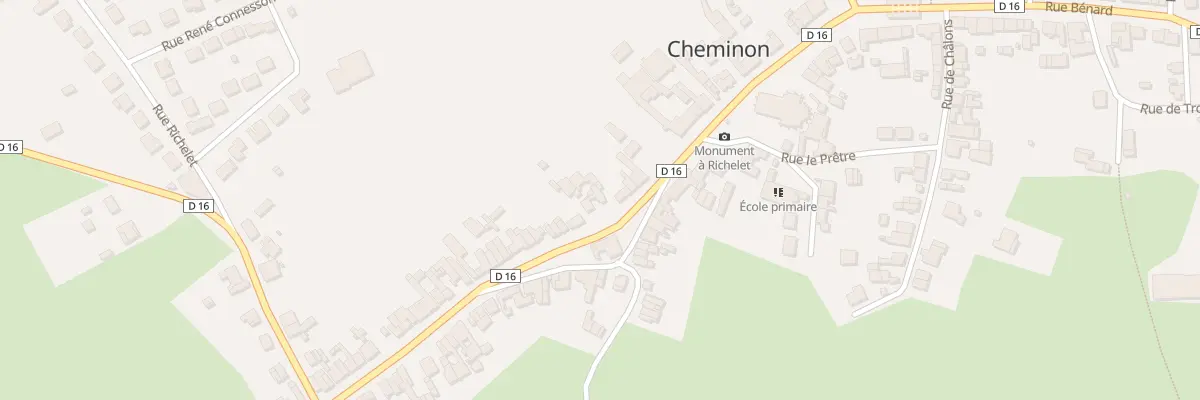 Plan du 18 Rue Haute à Cheminon