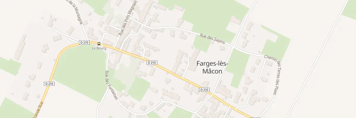 Plan du 3 Imp des Lilas à Farges-lès-Mâcon