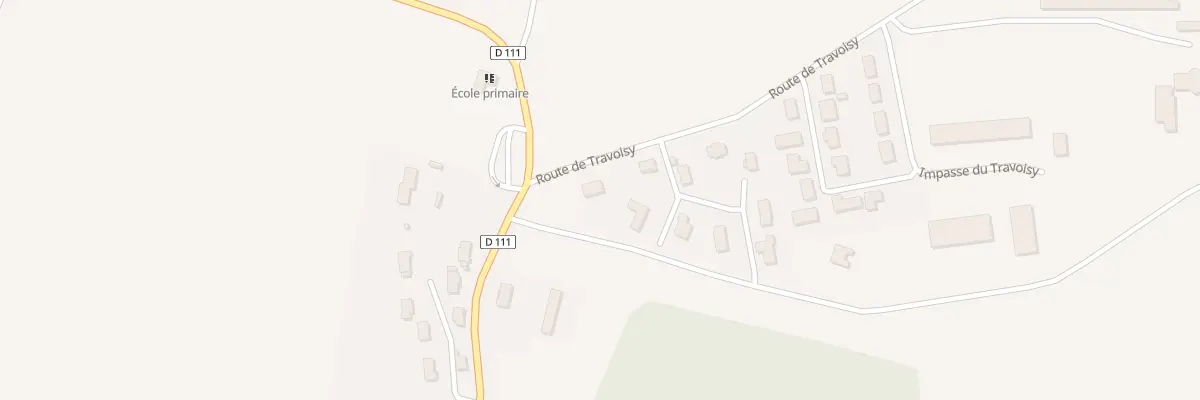 Plan du 2 Cr Route de Travoisy à Combertault