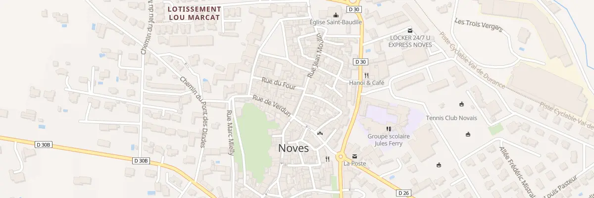 Plan du 5083 Rue Jean Moulin à Noves
