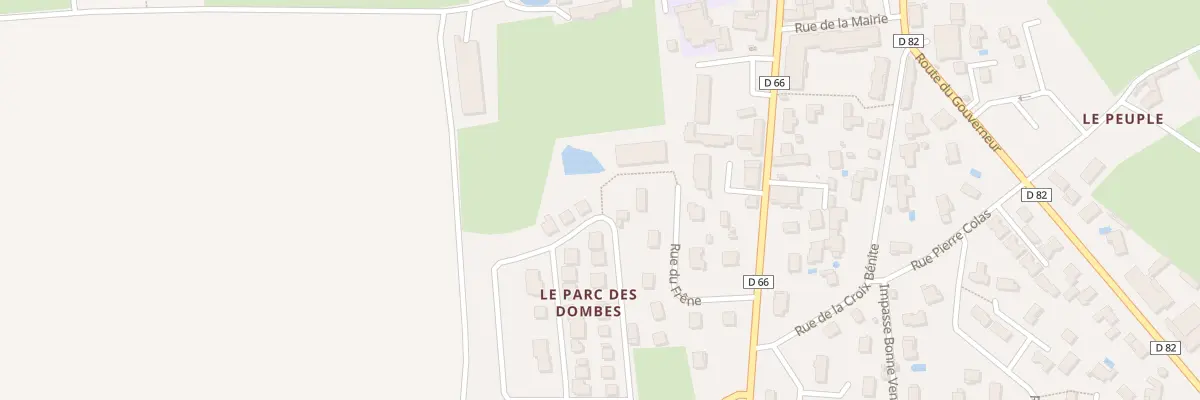 Plan du 1 Lot le Parc des Dombes à Ambérieux-en-Dombes