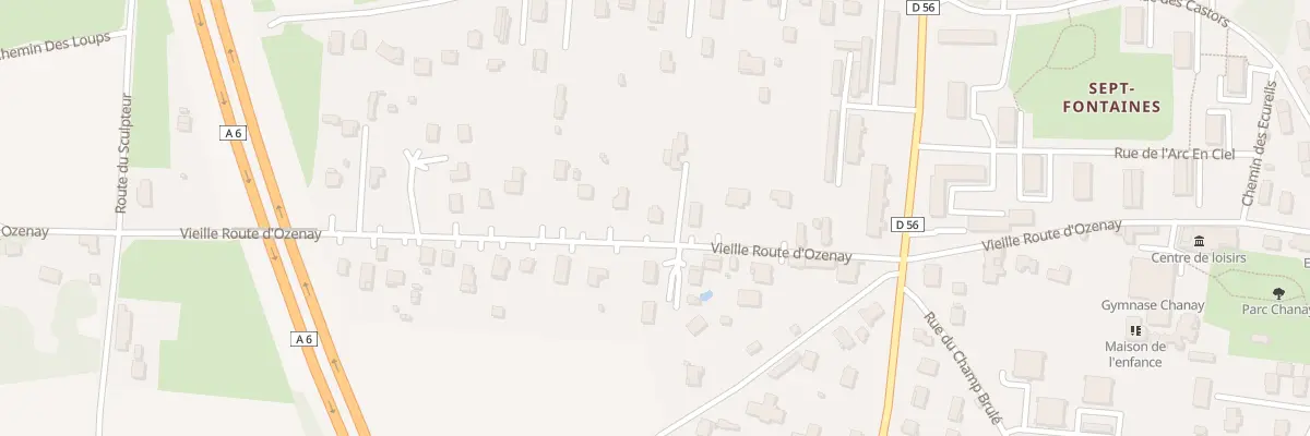 Plan du 546 Rte Vieille Route d’Ozenay à Tournus