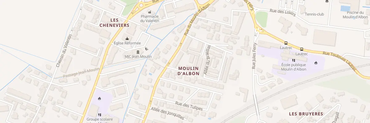 Plan du 60 Rue du Moulin D’Albon à Bourg-lès-Valence