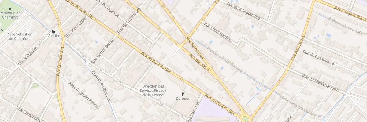 Plan du 116 Rue des Alpes à Valence