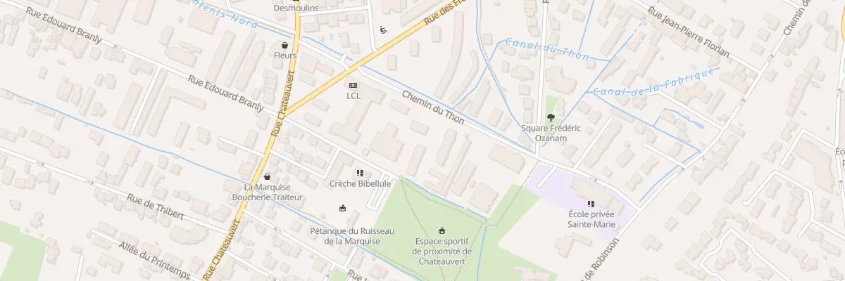 Plan du 20 Che du Thon à Valence