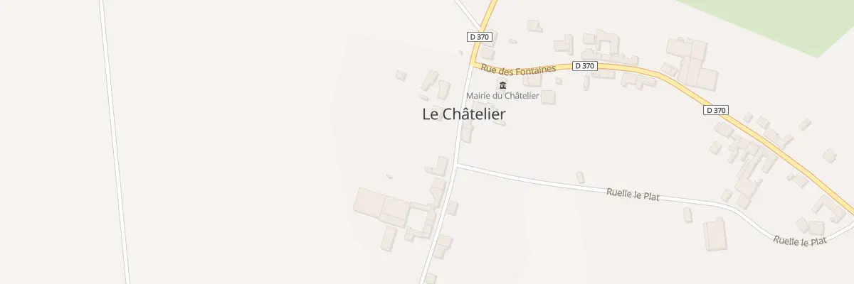 Plan du 10 Rue de l’Eglise au Châtelier