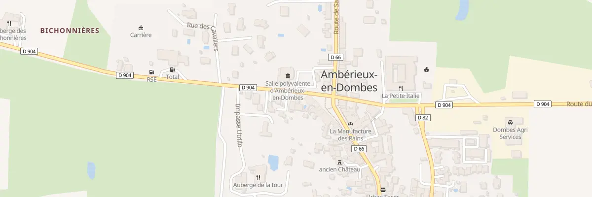 Plan du 64 Rte du 3 Septembre 1944 à Ambérieux-en-Dombes