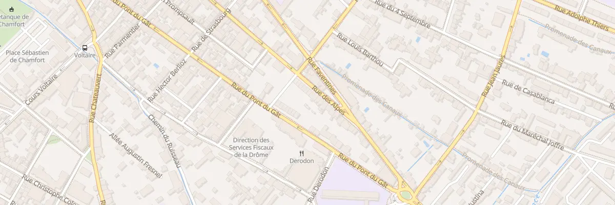 Plan du 120 Rue des Alpes à Valence