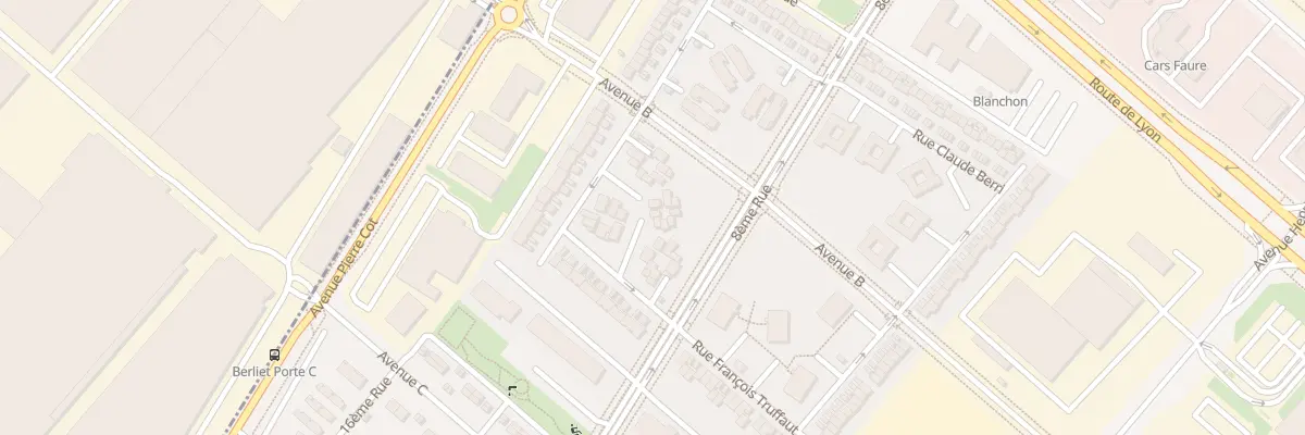 Plan du 3 Rue Gérard Oury à Saint-Priest