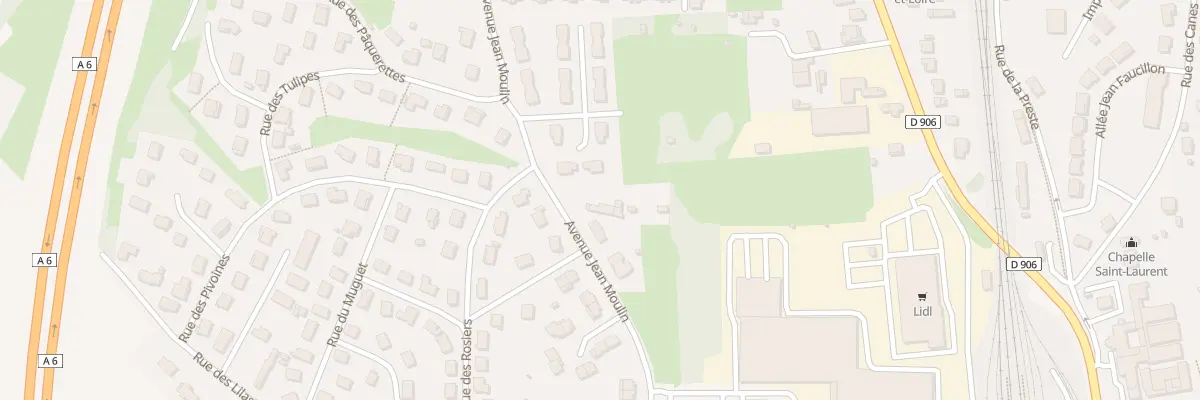 Plan du 66 Av Jean Moulin à Tournus