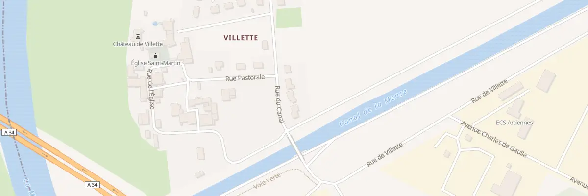 Plan du 4 Villette à Glaire