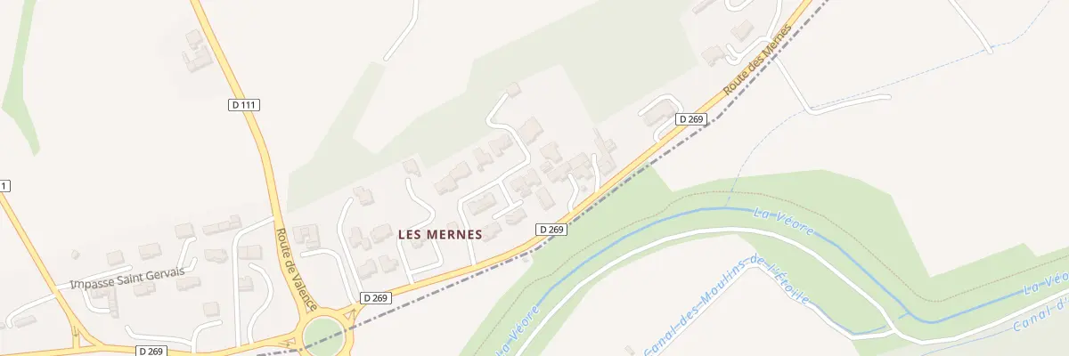Plan du 12 Imp des Sapins à Portes-lès-Valence