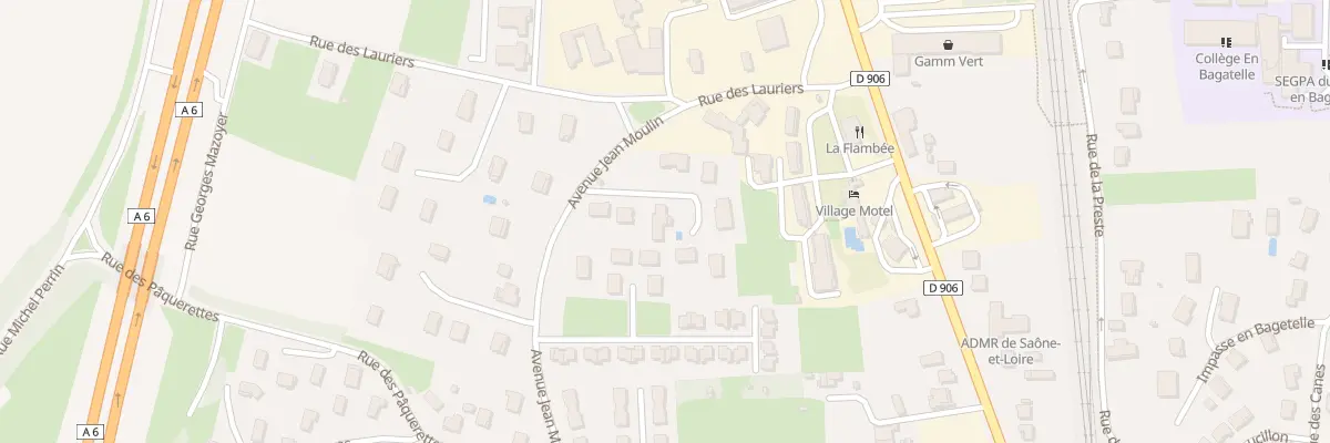 Plan du 1 Av Jean Moulin à Tournus