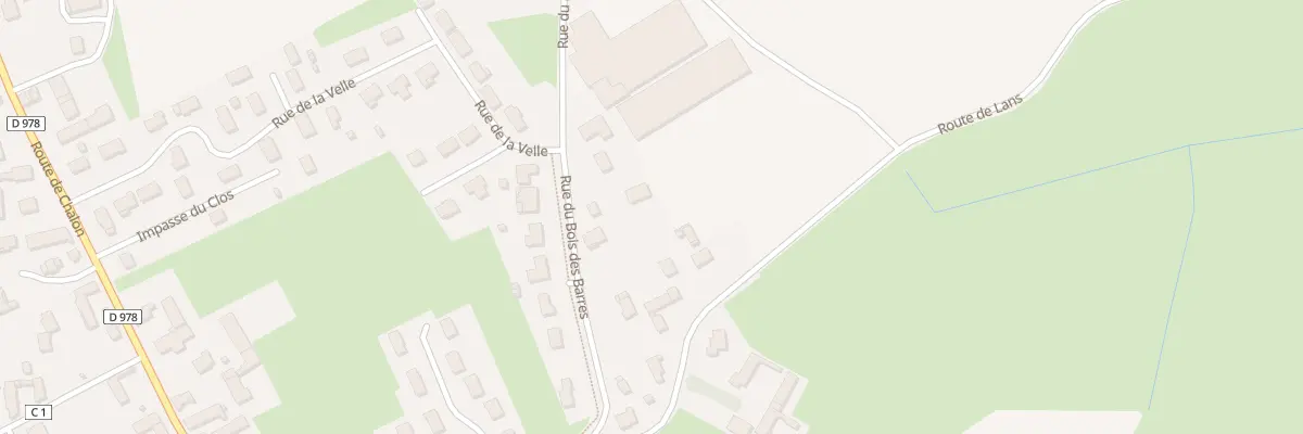 Plan du 19B Rue Guérin à Épervans