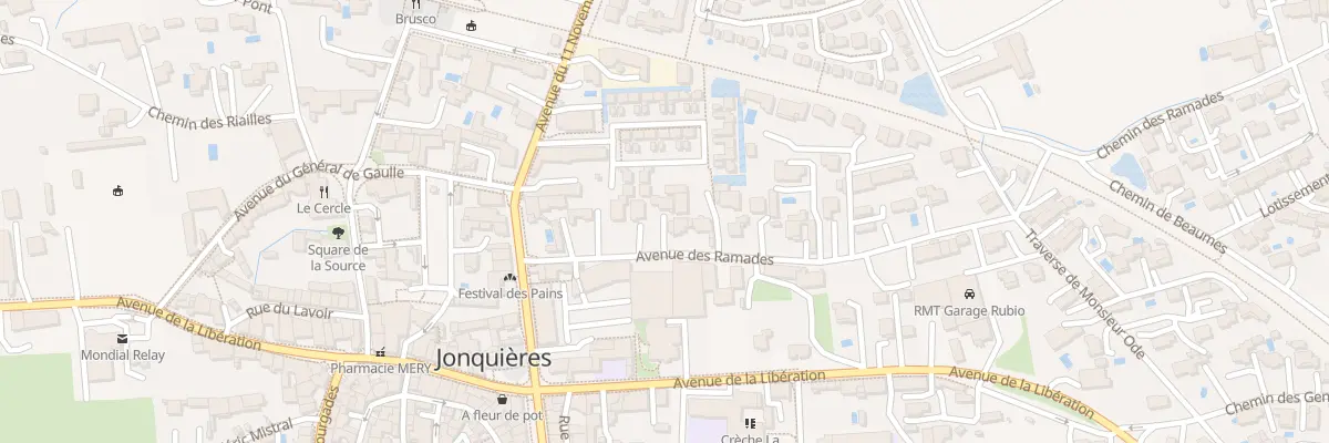 Plan du 7 Che des Ramades à Jonquières