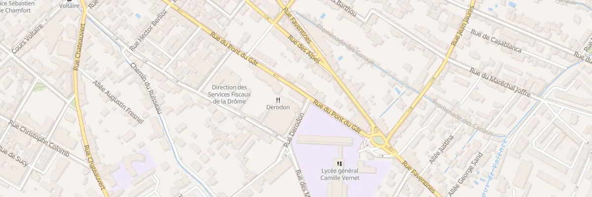 Plan du 140B Rue du Pont du Gat à Valence