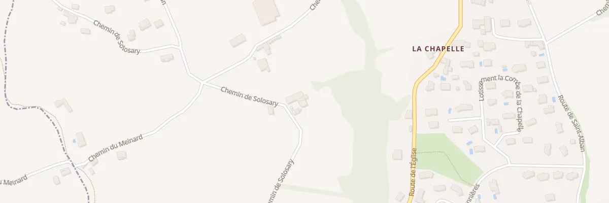 Plan du 60 Che de Solossary à La Chapelle-de-Surieu
