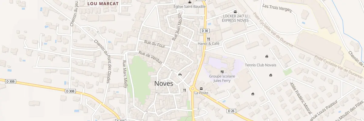 Plan du 9 Rue de l’Hôpital à Noves