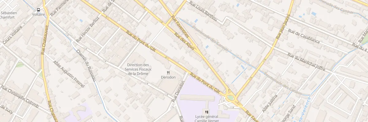 Plan du 137 Rue du Pont du Gat à Valence