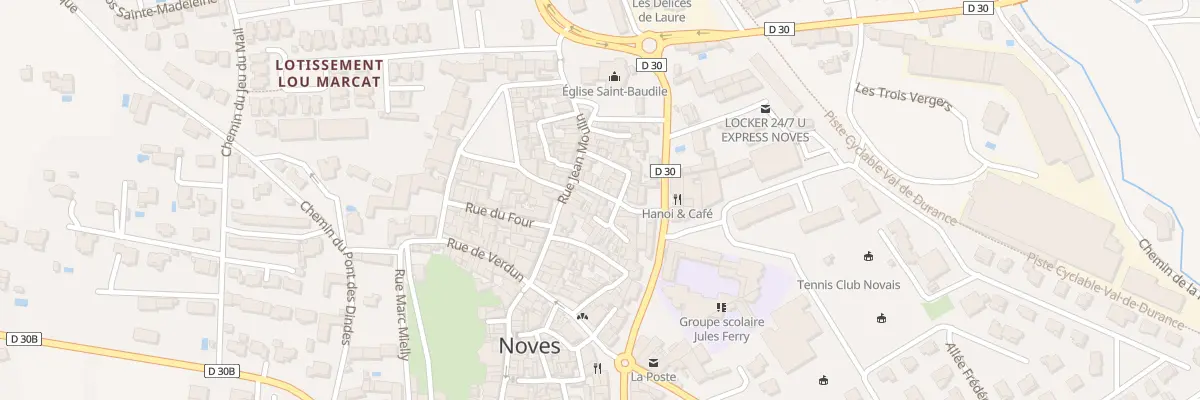 Plan du 5 Rue Malbourguet à Noves