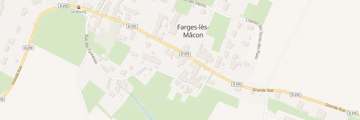 Plan du 11 Rue Grande Rue à Farges-lès-Mâcon