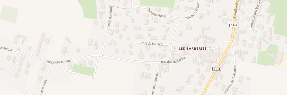 Plan du 328 Rue de la Frérie à Manziat