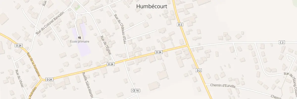 Plan du 12 Rue de Roches à Humbécourt