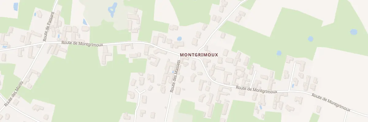 Plan du 380 Rte de Montgrimoux à Feillens