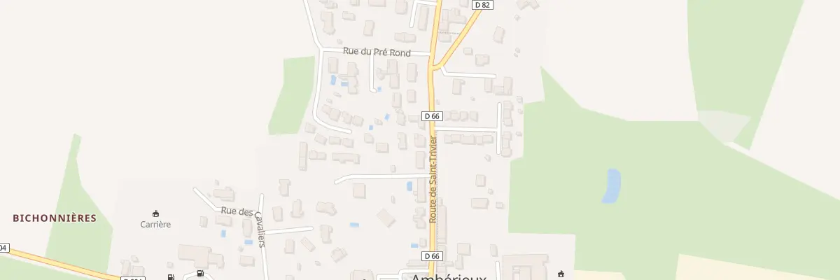 Plan du 190 Rte de Saint - Trivier à Ambérieux-en-Dombes