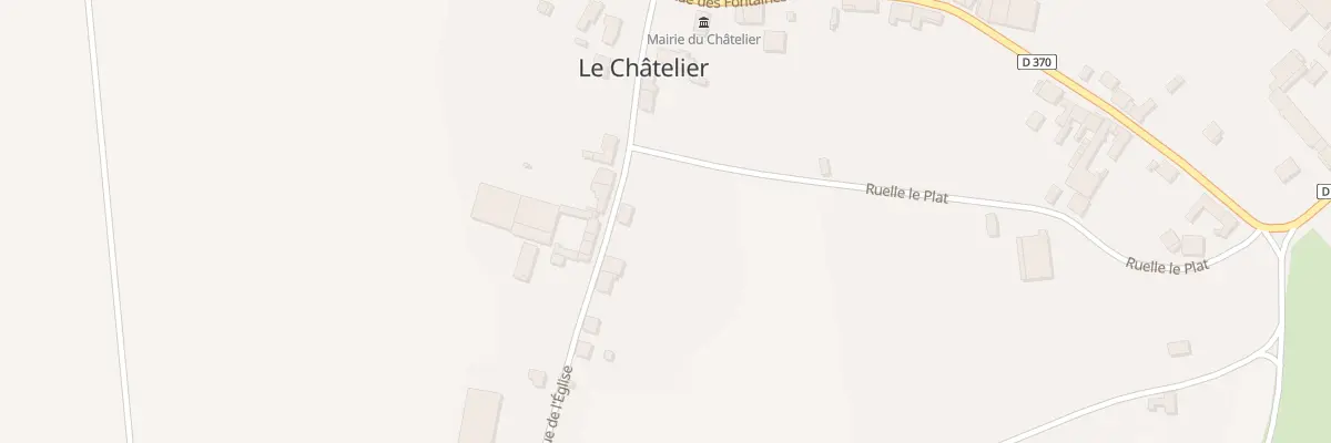 Plan du 9 Rue de l’Eglise au Châtelier