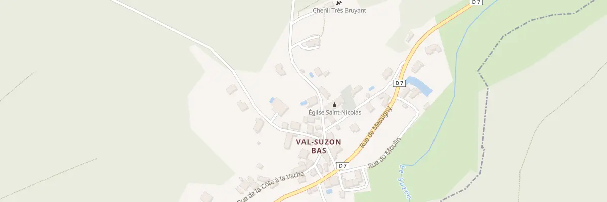 Plan du 9011 Rue de l’Eglise à Val-Suzon
