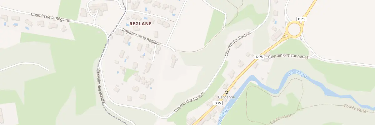 Plan du 9010 Reglane à Pont-Évêque