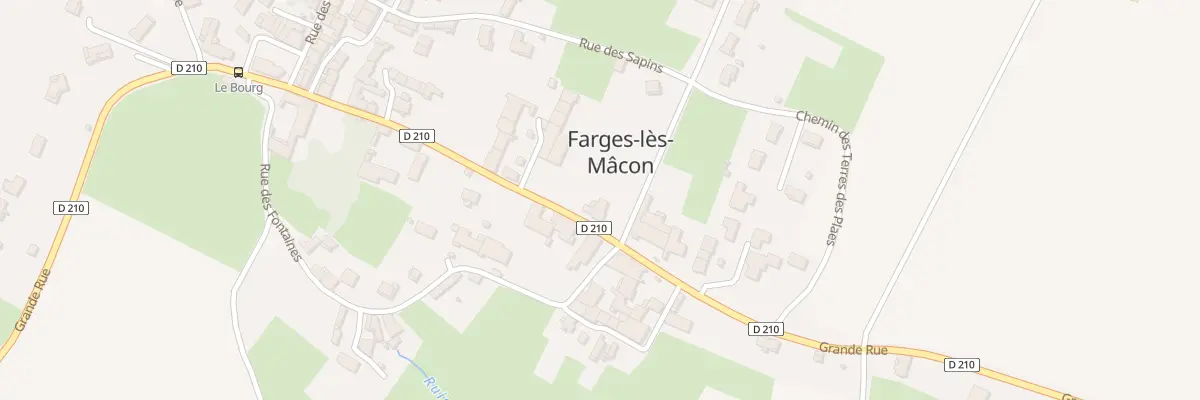 Plan du 1 Chem de la Benne à Farges-lès-Mâcon
