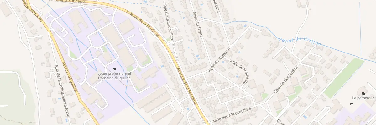 Plan du 596 Av de la Fonderie à Vedène