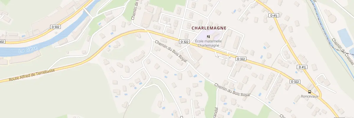 Plan du 9009 Che du Bois Royal à Vienne