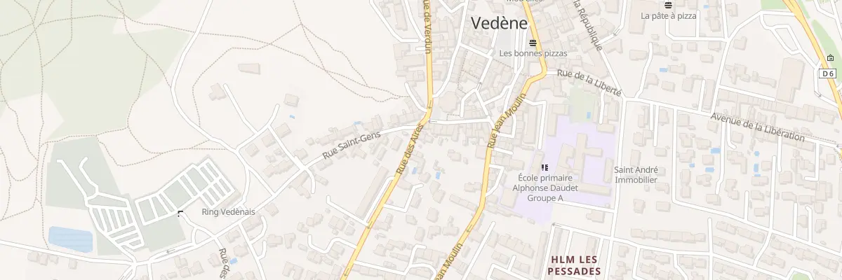 Plan du 21 Rue des Aires à Vedène