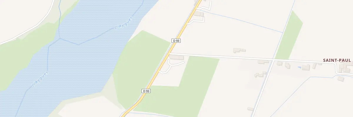 Plan du 5297F Saint Paul à Travaillan