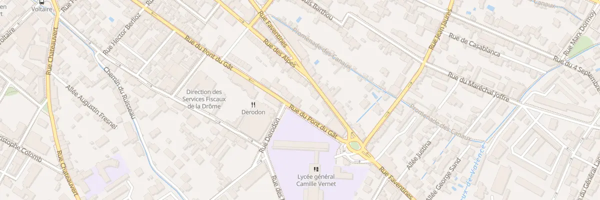 Plan du 143 Rue du Pont du Gat à Valence