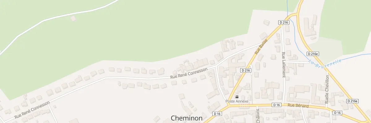 Plan du 45 Rue Rene Connesson à Cheminon