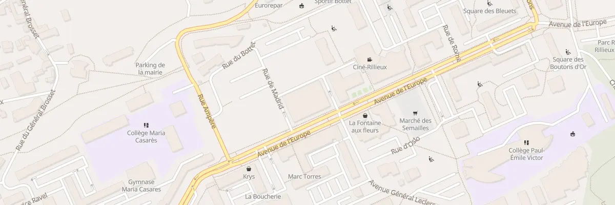 Plan du 16 Rue de Madrid à Rillieux-la-Pape