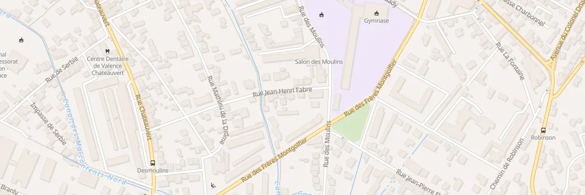 Plan du 24 Rue Jean-Henri Fabre à Valence