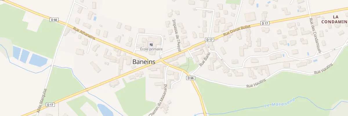 Plan du 409 Rue Donat Bollet à Baneins