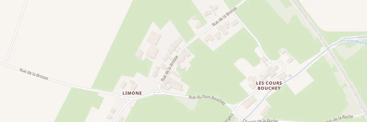 Plan du 1058 Rue de la Brosse à Boyer
