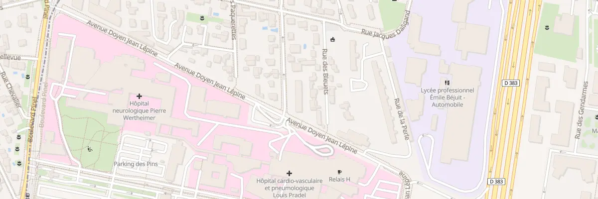 Plan du 31 Rue des Genêts à Bron