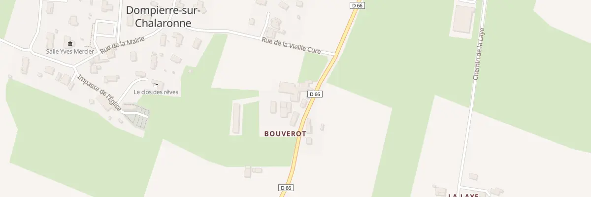 Plan du 432 Rte de Bouverot à Dompierre-sur-Chalaronne