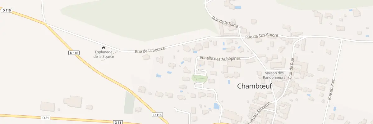 Plan du 14 Ven des Aubepines à Chambœuf