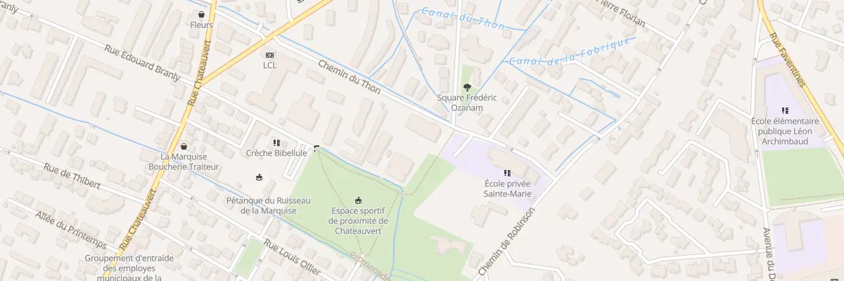Plan du 32 Che du Thon à Valence