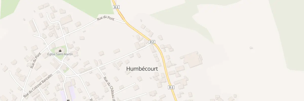 Plan du 51 Rue du Gen de Gaulle à Humbécourt