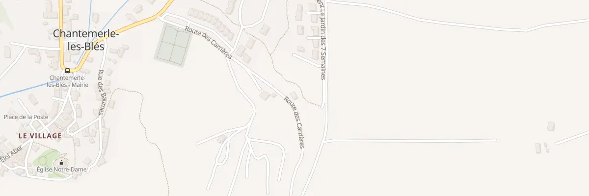 Plan du 45 Lot Le Jardin des 7 Semaines à Chantemerle-les-Blés